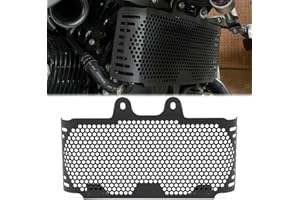 Dreamseek Radiator Guard Grill Oil Cooler Compatible with BMW R nineT Nine T Pure Racer Urban G/S Scrambler 2014-2023 Motorcycle Mesh Protector Radiator Cover Radiator Protector Black Honeycomb Style
