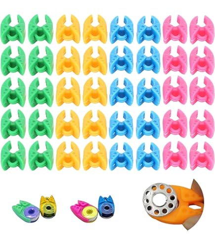 Taylor Seville Originals Bobbin Topper Plus, Plastic, Multicolore, Un Taille, Set de 8 Pièces