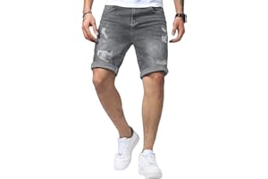 Meilicloth Pantaloncini Jeans Uomo Corti Cotone Estivo Shorts Uomo