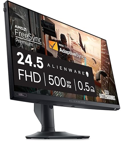 Alienware 25 Gaming Monitor - AW2518H NVIDIA G-Sync 240Hz Refresh