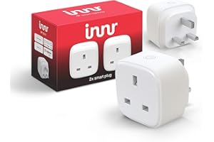 Innr Zigbee Smart Plug, Works with Philips Hue*/ Alexa/ Google (Hub Required), Smart Plugs that Work with Alexa, 3120W, SP 222, 2-pack
