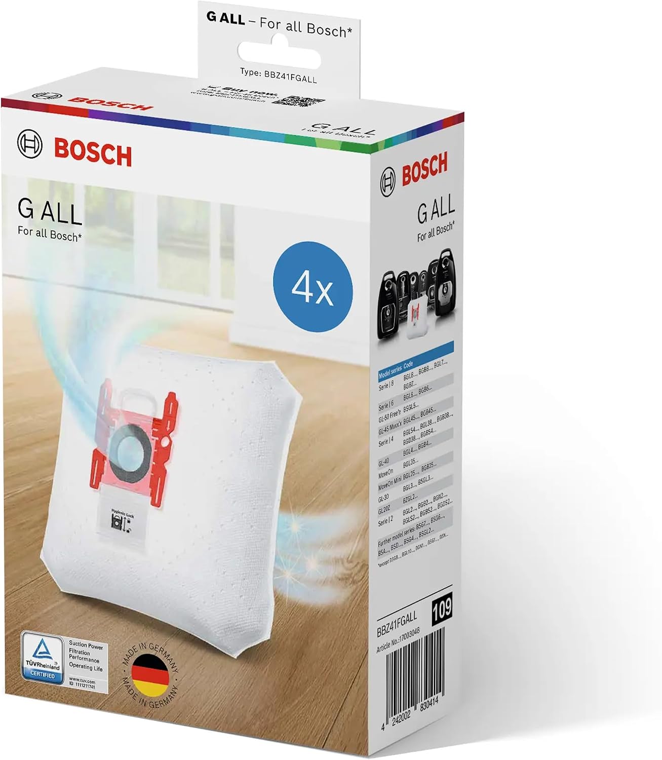 Dossier Complet & Guide Pratique : Bosch PowerProtect dammsugarp sar BBZ41FGALL