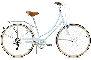 FabricBike Step City - Bicyclette hollandaise, Balade à vélo, vélo pour Femmes, vélo d'époque. Dérailleur Shimano 7 Vitesses