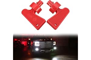 TUKNN Stacca Batteria per Auto e Barca Con Interruttore Isolatore - 2 Pezzi Con Chiavi Battery Switch Disconnessione