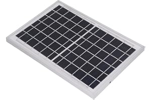 FTVOGUE Solpanelladdare, Polysilikonmaterial, 6V 10W Effekt för små Torkläger