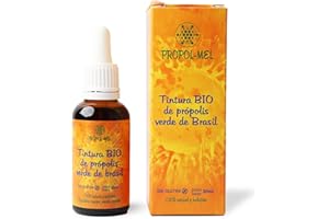 PROPOL-MEL Ekstrakt w płynie z zielonego propolisu z Brazylii 30 ml - BIO. 100% naturalny, bezglutenowy, 25% wagowo/objętościowo.