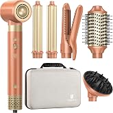 webeauty 7 in 1 Hair Shaper Air Brush Multifunction Hair Dryer | 110,000RPM/Min,30M/S,Air Brush Dryer,Hair Straightener,Diffu