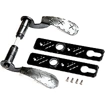 UHRIG Türknauf Schmiedeeisen 90mm - Feststehender Stoßgriff Vintage