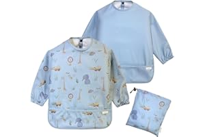 Lautoki - Baberos bebe impermeables. 12-36M, Baberos bebe, Babero con mangas, Babero con mangas impermeable, Baberos impermeables, Babero BLW, Babero impermeable bebe, Baberos guarderia