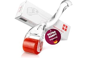 ‎SKINFUTURE skinFUTURE Dermaroller- 192 ECHTE NADELN- Microneedling Roller für zuhause - Professioneller Nadelroller 0,25 mm für Gesicht und Körper - Straffung und Modellierung