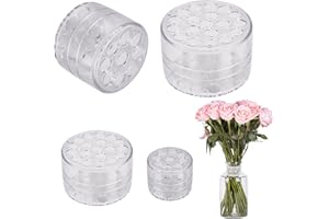 Quixion 2 Pcs Spiral Ikebana Stem Holder, Spiral Stem Holder for Vases Flowers, Hanataba Bouquet Twister Flower Arrangement Bouquet Creator Holder Floral Arranger Tool Shaper.