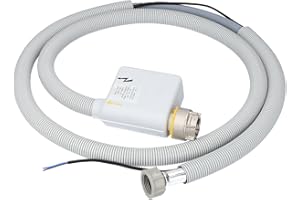 Kenekos - 2,2 m Aquastop Zulaufschlauch BITRON Typ 84 geeignet für Miele Waschmaschine 4622714/4061335, 3/4 Zoll Zulauf Schlauch WPS, Aquastopp Sicherheitszulaufschlauch mit elektrischem Anschluss