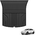 3W Boot Liner Fit For Tesla Model Y 2021 2022 2023 2024, All Weather Dog Friendly TPE Boot Mats, Custom Fit Model Y Car Liner, Waterproof Non Slip Trunk Mats Easy to Install Car Tesla Accessories