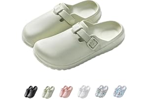 IDEINER Women Garden Clogs Shoes Men Slip on Mules Sandal Lightweight Nurse Kitchen Clogs Ladies Clogs in Print Design Walk Shoes Size UK 4-9.5