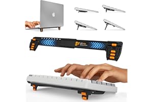GPG2 ESC Flip PRO - Adjustable Computer Keyboard Stand & Adjustable Portable Laptop Stand | Ergonomic Keyboard Riser for Compact to Full-Size Keyboards | Universal Portable Keyboard Riser