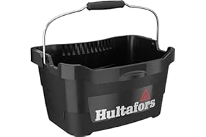 Hultafors Cubo para Herramientas de 15 litros I I con Capacidad para hasta 100 kg | Cubo con construcción ultrarresistente y Forma ergonómica I Made in Sweden I 590101