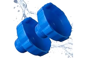 Kyzuzia 2 adattatori per aspirapolvere per piscina blu (Ø 81 mm su Ø 38 mm), adattatore per tubo di aspirazione per piscine Quick-up