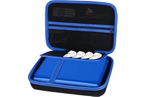 Lebakort Hart Tasche Hülle Etui für YOTON 10,5-11,5" /DBPOWER 10,5-11,5'' / Gonavidio 10,5-11,5'' / DESOBRY 10,5-11,5'' Tragbarer DVD-Player(Schwarz + Himmelblau)