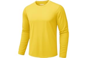 TACVASEN Herren T-Shirt Langarm Baumwolle Rundhals Shirt Männer Sweatshirt Langarmshirt Basic Oberteil Frühling Herbst Freizeit Pullover