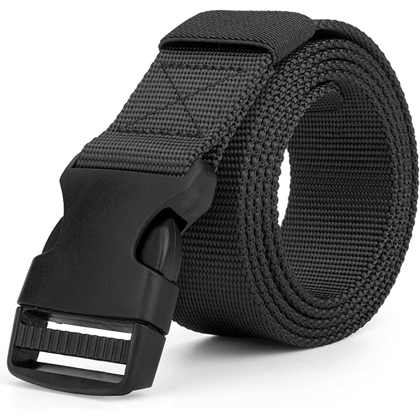 Cintura In Tela Regolabile Per Uomini - Senza Fori E Senza Metallo, Comoda E Tattica Per Outdoor - Foto 4