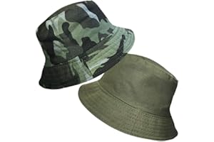 TOSKATOK® UPF 50+ Boys Kids Camouflage 2 in 1 Reversible 100% Cotton Summer Beach Bucket Sun Hat