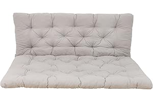 AMBIENTEHOME Ambient home Coussin spéciaux pour Palette EVJE Gris Clair 140 x 120 x 8 cm 90590