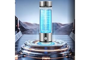 LOZLTX Hydrogen Water Bottle【NO.1 Double Hydrogen Content】【1-Click Operation, Instant H2】420ml 3000PPB Hydrogen Water Bottle Heavy Metals Improve Water in 3 Min (2025 Model) Hydrogen Water Bottle
