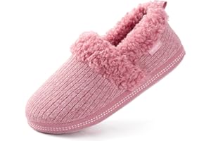 FamilyFairy Ladies Fluffy Slippers Warm Memory Foam House Slippers for Women Cosy Indoor
