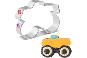 ANN CLARK COOKIE CUTTERS Cortador de galletas Monster Truck, 4 pulgadas, fabricado en Estados Unidos por Ann Clark
