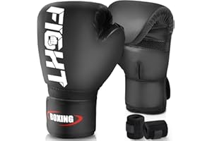 ‎JUOIFIP JUOIFIP Boxhandschuhe, Muay Thai Kickboxen Sparring für Lange Haltbarkeit, Männer und Frauen Kickboxhandschuhe für Kampfsport, MMA, Sparring, Muay Thai und Boxen,12oz,14oz,16oz