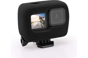 HLEESH Windslayer Cover for GoPro Hero 13/12/11/10/9 Foam Case Wind Noise Reduction Sponge Muffler