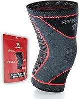 Rymora Knee Support Brace Compression Sleeve - for Joint Pain, Arthritis, Ligament Injury, Meniscus Tear, ACL, MCL,...