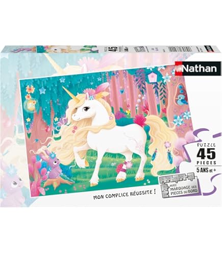 Ravensburger Puzzle Pour Enfants - 07828-2 X 24 Pièces - Licorne Féérique - Pour Enfants à Partir De 4 Ans