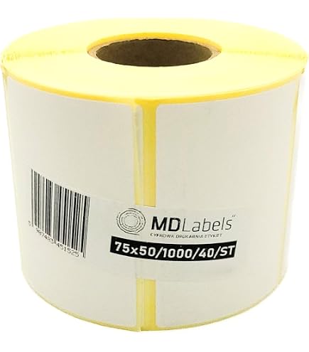 10 Rouleaux D'étiquettes Thermiques 100x50 Mm - 1000 étiquettes Par Rouleau - Compatible Zebra, Citizen, Sato, Honeywell Et Autres - 6
