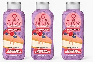 GENERICO PURO AMORE Bagno Schiuma Cheesecake, 650ml, Confezione da 3 o 6, Fragranza Dolce (3)