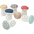 Manhattan Toy 345190 Decorative 8-Piece Soft Toadstool Junior Bowling Set for Kids 3 Years and Up, Multicolour