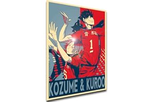 SDOVE Instabuy Poster - SA0376 - Propaganda - Haikyuu - Nekoma Team - Kenma Kozume & Tetsurou Kuroo