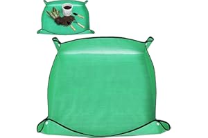 KMKANPO 75 * 75cm Alfombrillas de Jardinería,Cojín de Plantación,Impermeable Estera de Jardinería,tapete portátil para jardín,Estera de Trasplante de Plantas Plegable,para Suculentas,Planta(Verde)