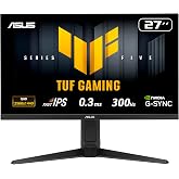 ASUS TUF GAMING VG27AQML5A 27 HDR400 2K FAST IPS FreeSync ومتوافق مع G-SYNC 2560x1440 0.3 مللي ثانية 300 هرتز 300cd DP HDMI USB مكبر صوت V