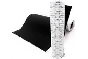 URSA STRAPS URSA Tape Rolls - Stretchy Moleskin Rolls - Reusable Hypoallergenic for Blister Prevention, Calluses, Anti Chafing - Multi-Purpose Heavy Duty Tape for Fabric, Skin, Shoes - Made in The UK (Black)