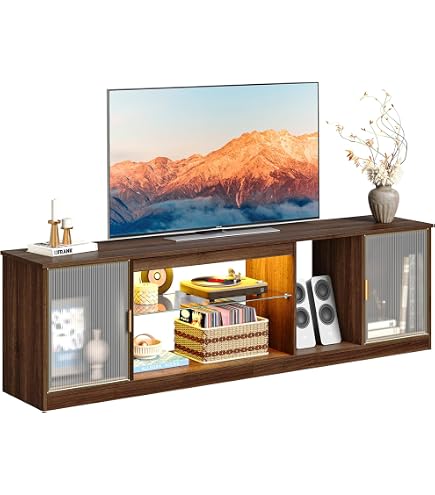 Mobile TV Porta 2 E 1 Cassetto Arte Povera Noce | L.160 Cm - Salotto Elegante