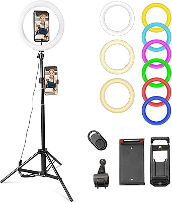 Selfie Ring Light Avec Trepied 10 26cm Led Cercle Lumineux Sur Pied 165cm Securite Usb 3 Couleur Modes Et 10 Luminosite 3 Rgb Modes Lampe Annulaire Support De Telephone Pour Youtube Vlogger Tiktok Amazon Fr Luminaires Et Eclairage Selfie Ring Light Avec Trepied 10 26cm Led Cercle Lumineux Sur Pied 165cm Securite Usb 3 Couleur Modes Et 10 Luminosite 3 Rgb Modes Lampe Annulaire Support De Telephone Pour Youtube Vlogger Tiktok Amazon Fr Luminaires Et Eclairage