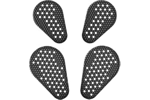 SAS-TEC Tripleflex Ventilated CE UKCA Level 2 Flat Design Body Protection for Shoulder/Elbow/Knee/Hip Impact Zones - Armour Upgrade Inserts 4pc Set