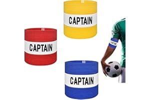 Chenyoyangfen 3Pcs captains Armband,Captains Armband Captains Armband Kids Kids Captain Armband Football Kids Captain Armband Football Match Low Stretch Captain'S Armband Adult & Youths Elastic Sports
