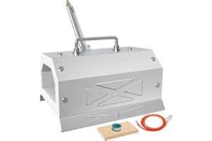 LORMUZI Propane Forge Gas Welding Kits (Stainless Steel) Single Burner Portable Artist Hobby Knife Making Tool Making Farrier Blacksmith