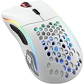 Glorious Model D Wireless Gaming Mouse - RGB Mouse Wireless - 69 g Superlight Mouse - Ergonomic Computer Mouse - Honeycomb Mo