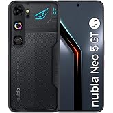 ZTE Nubia Neo 5 GT 5G, Smartphone Gaming con IA, 12GB+256GB, Gatillos Laterales, Ventilador f&iacute;sico Incorporado, Pantalla AMOL