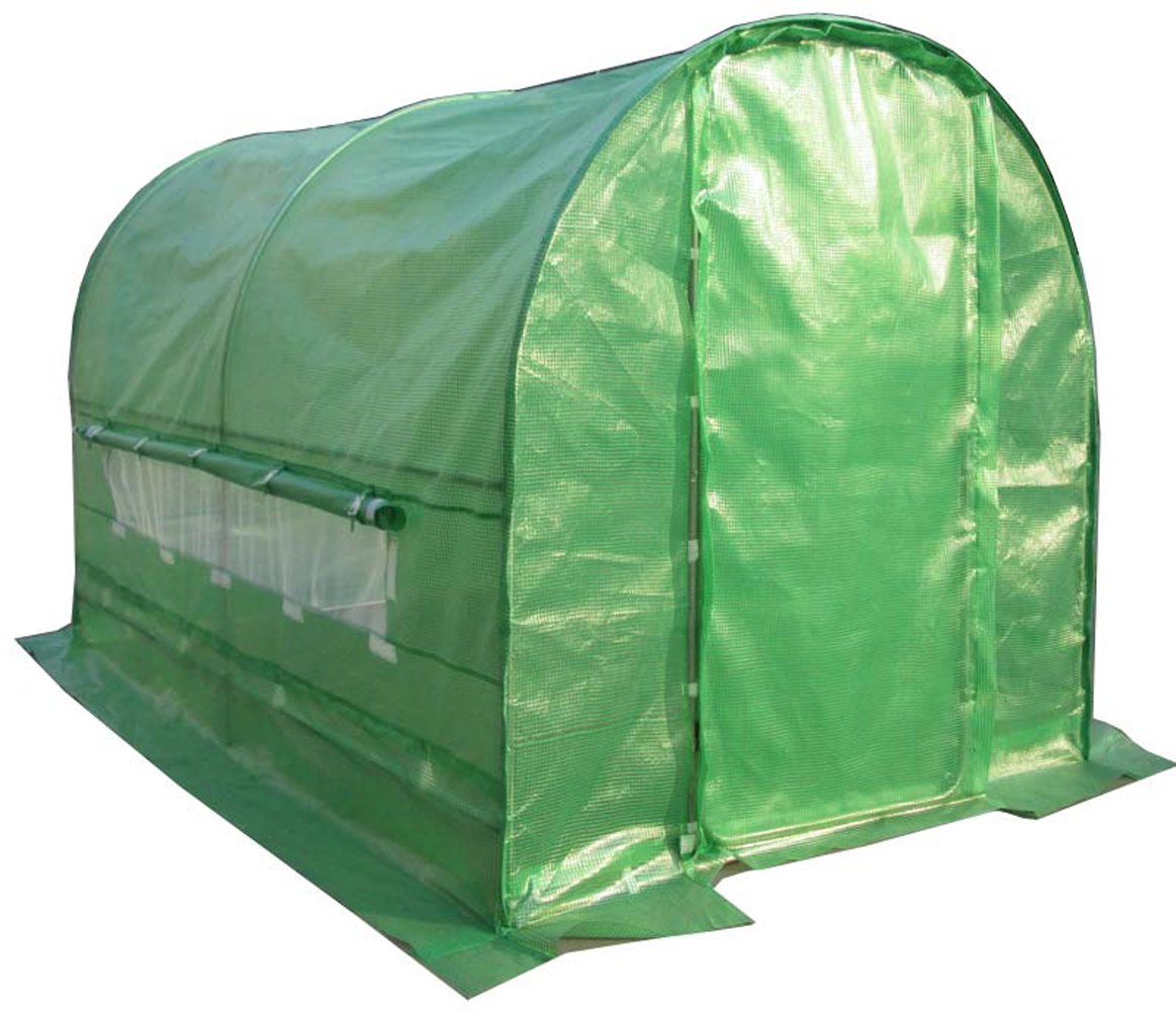 FeelGoodUK PRO 3m x 2m x 2m Polytunnel Greenhouse Pollytunnel Poly