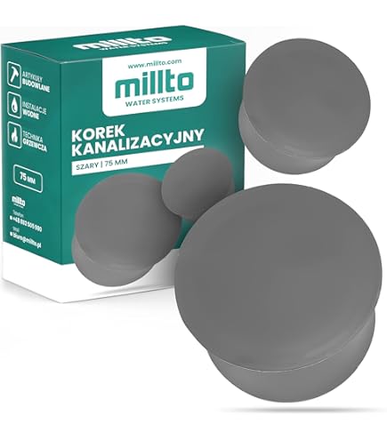 Tappo Femmina In Zinco - Misure DN 80, DN 100, DN 120 | Per Raccordi PG Sferici | Ideale Per Impianti Idraulici