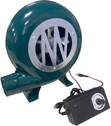 Souffleur électrique 12V-220V Vitesse Variable - Pour Forge, Feu De Camp Ou Ventilation